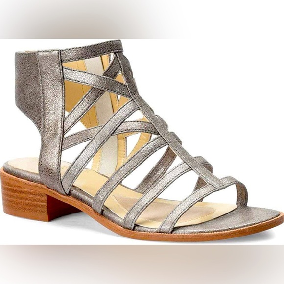 Isola Shoes - Isola Gladiator metallic Women’s Flat Sandals Sz 7